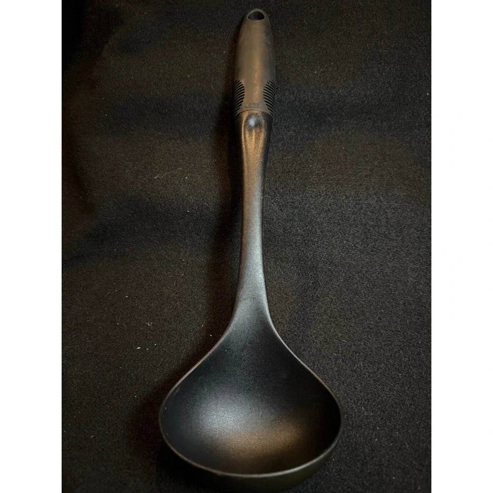 OXO‎ Good Grips Black Nylon Ladle Heat Resistant Non Stick Safe Kitchen Utensil